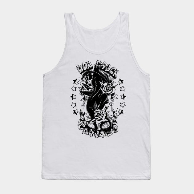 Panther Tank Top by Don Chuck Carvalho